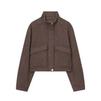 Women's Casual Loose Design Long Sleeve Jacket