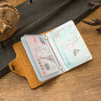 Handmade Cowhide Card Holder Men's Genuine Leather