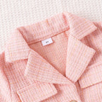 Long-sleeved Coat With Mid-waist Skirt Two-piece Set