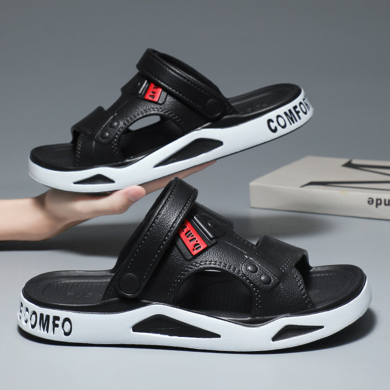 Men's Outerwear Non-slip Platform Beach Slippers