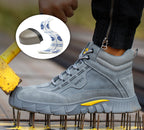 Men's Winter Plus Velvet Cotton Shoes High-top Mid-bang Velvet Warm-keeping And Cold-proof