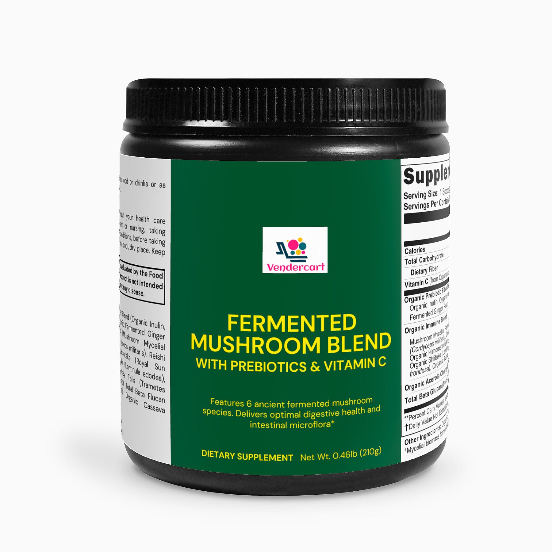 Fermented Mushroom Blend Immune Gut Health Support With Maximum Absorption