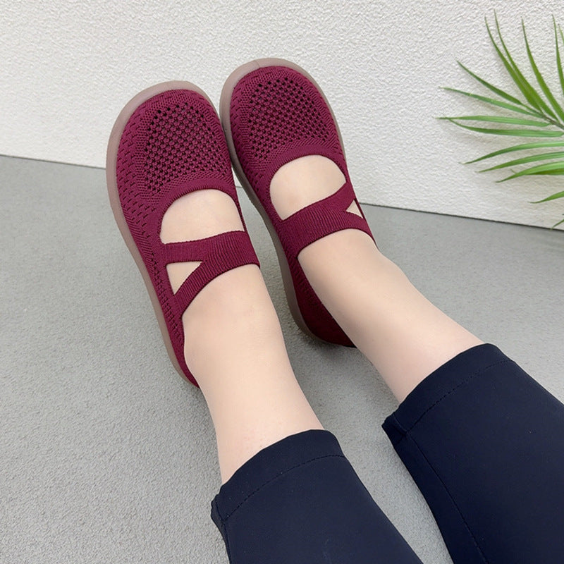 Fabric Women's Flat Casual Sports Flats