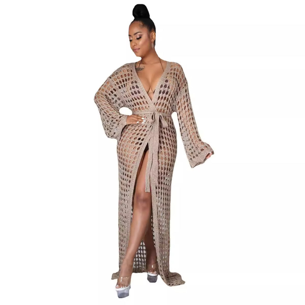 European And American Women's Clothing Dress Fashion Sun Protective Blouse