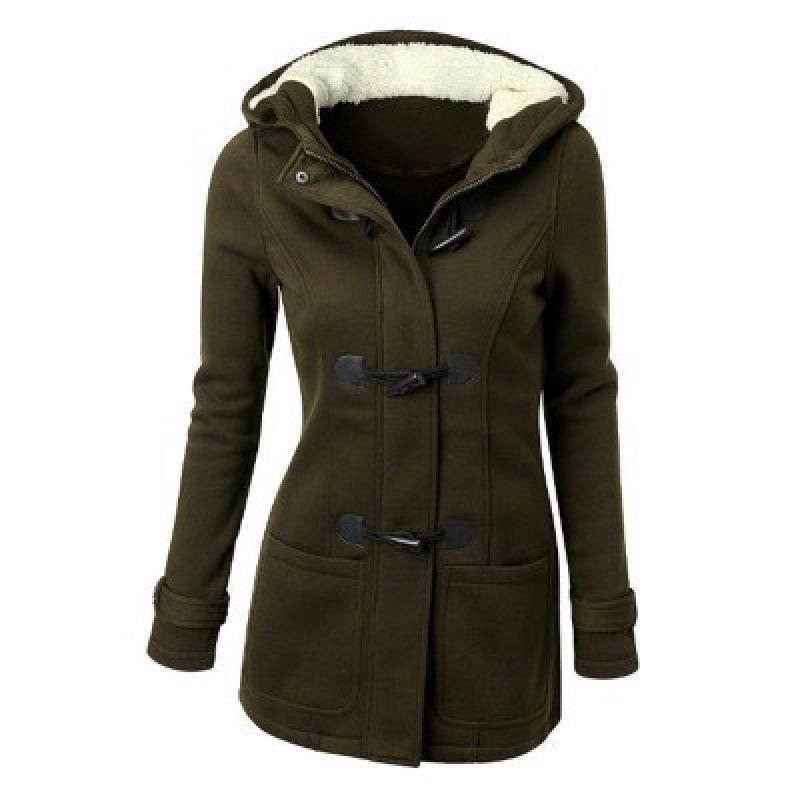 Hooded Jacket Sweater Cotton-padded Coat For Women