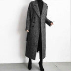 Korean-style Mid-length Wool Coat For Women