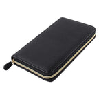 A6 Loose-leaf Binder Journal Book Zipper Bag Leather Wallet