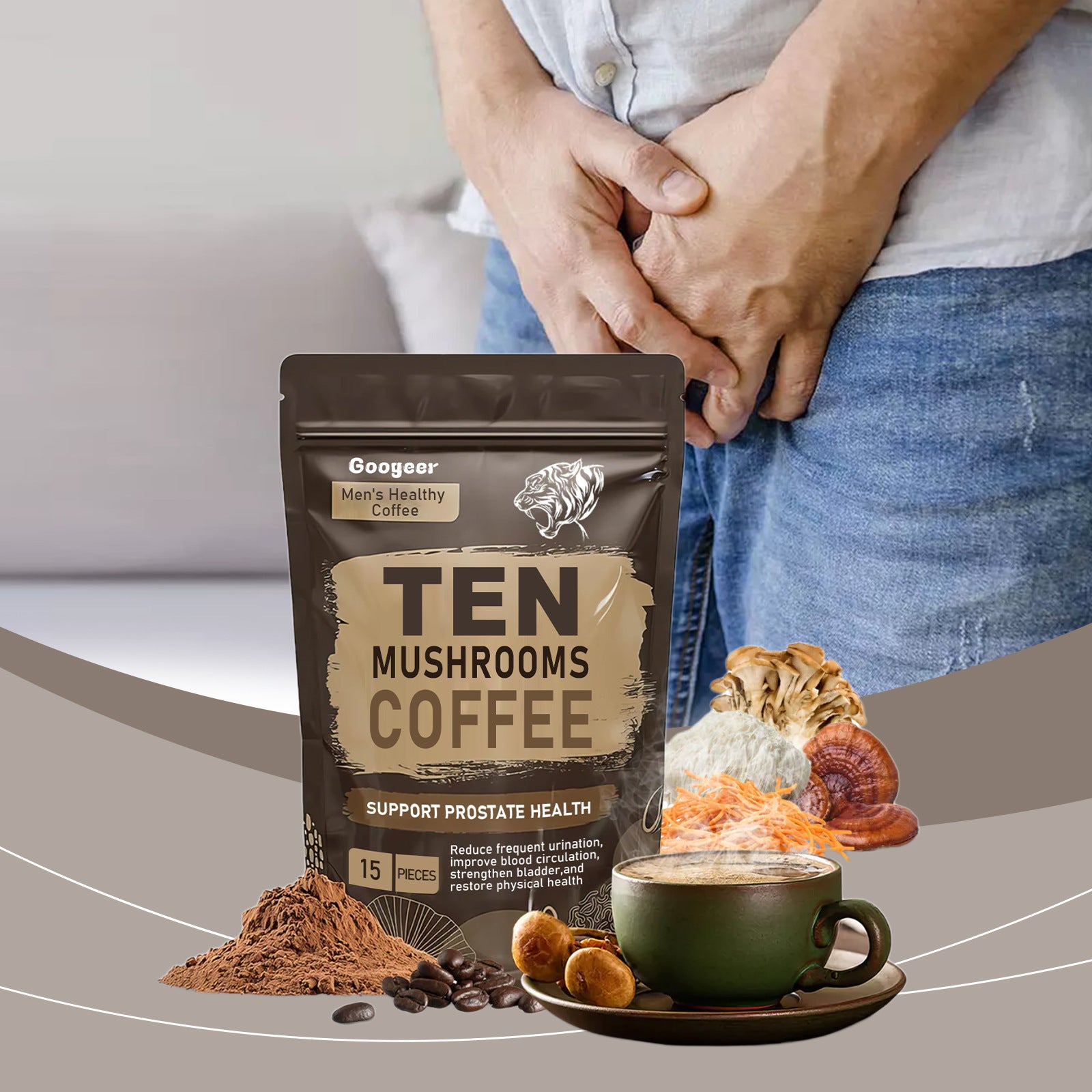 Googeer Mens Healthy Coffee Body Treatment