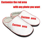 Pattern Printed Warm Cotton Slippers