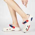 Men's Summer Wear Thick Bottom Increased Closed Toe Coros Slippers