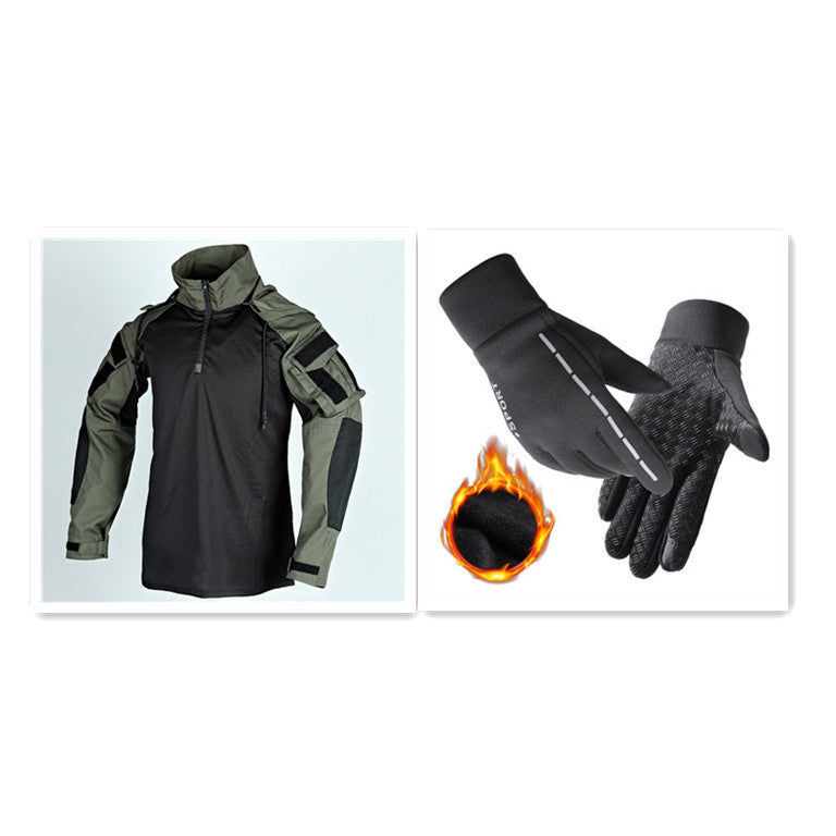 Spring And Autumn Long-sleeved Detachable Hat Long-sleeved Frog Clothing