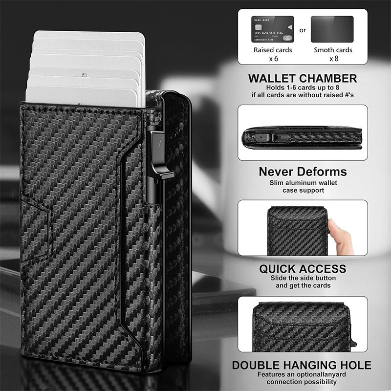 Flip Wallet Men's Card Holder Multifunctional Card Clamp