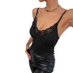Women's Lace Camisole Backless Slim Versatile Tank Top