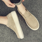 British Style Fashion Men's Breathable Shoes Casual Work Shoes