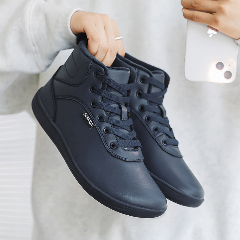 Cotton Shoes Fur Men's Thick Winter High-top