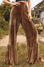 Fashion Trend Casual Flared Wide-leg Pants Women
