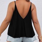 Casual V-neck Sexy Sleeveless Tank Top Versatile Women