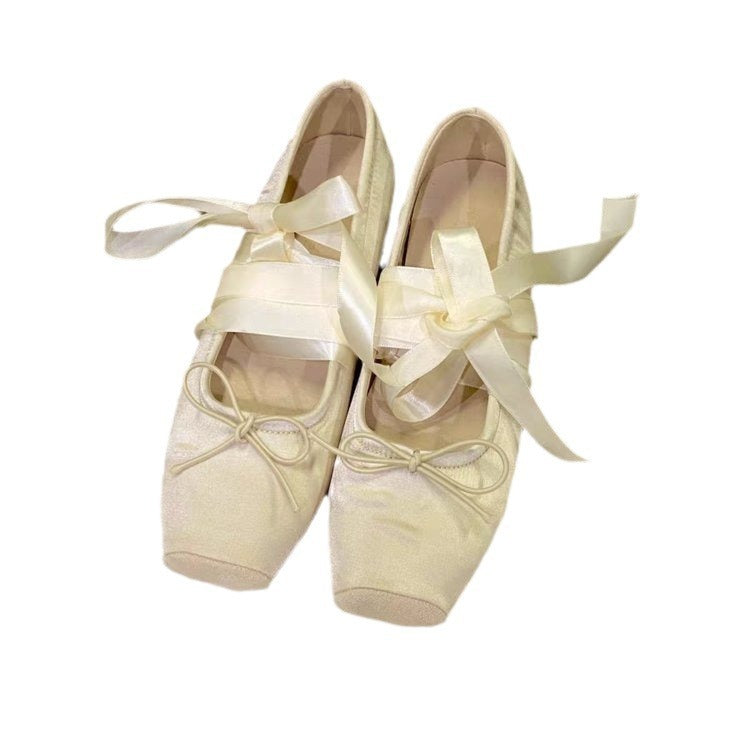 French Style Chunky Heel Mary Jane Gentle French Style Women's Shoes