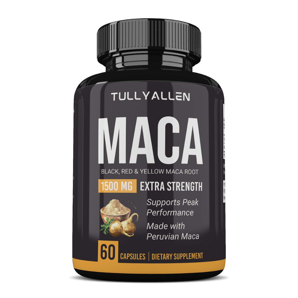Maca Root Capsules – Natural Energy, Muscle Strength & Athletic Performance AJ PRIME